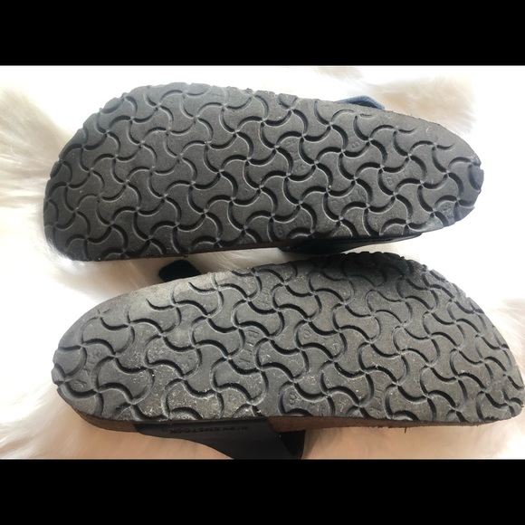 Birkenstock 39 Women 8 Men 6 Navy Blue Dark Blue Thong Sandal Flip Flop - Picture 4 of 8